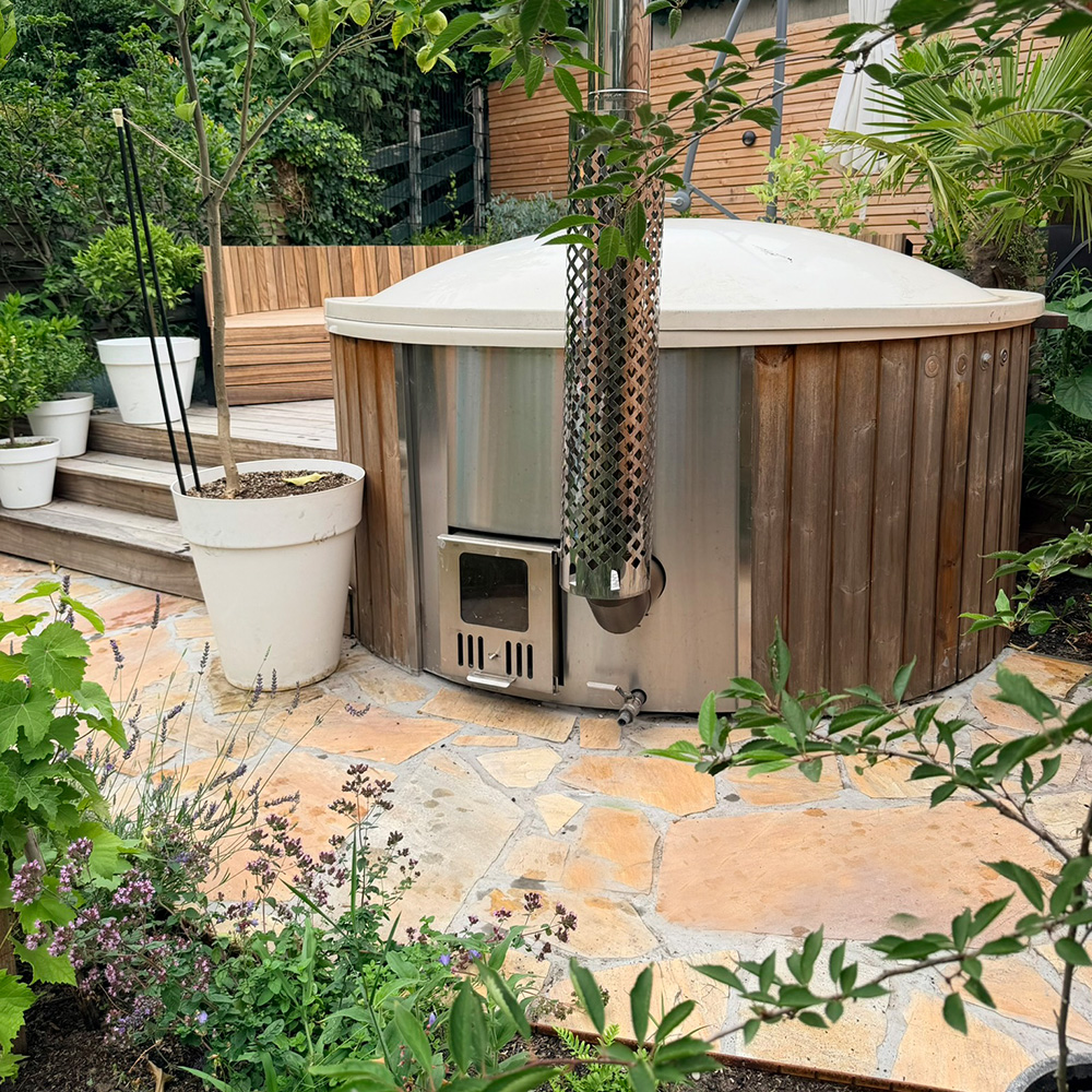 Mediterrane tuin met citrusbomen
